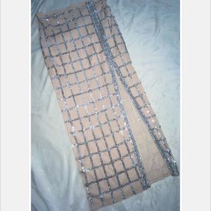 Express sequin skirt